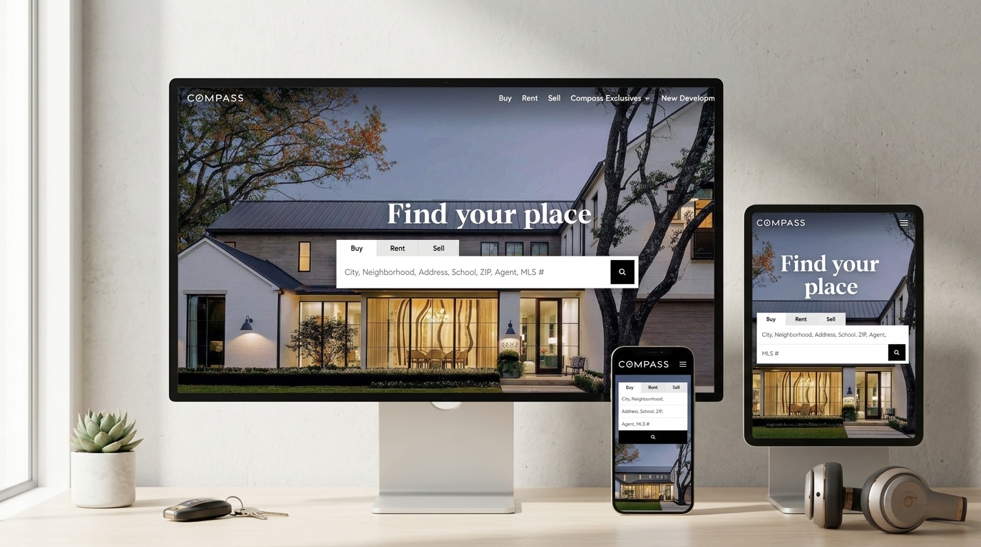 Compass Real Estate website