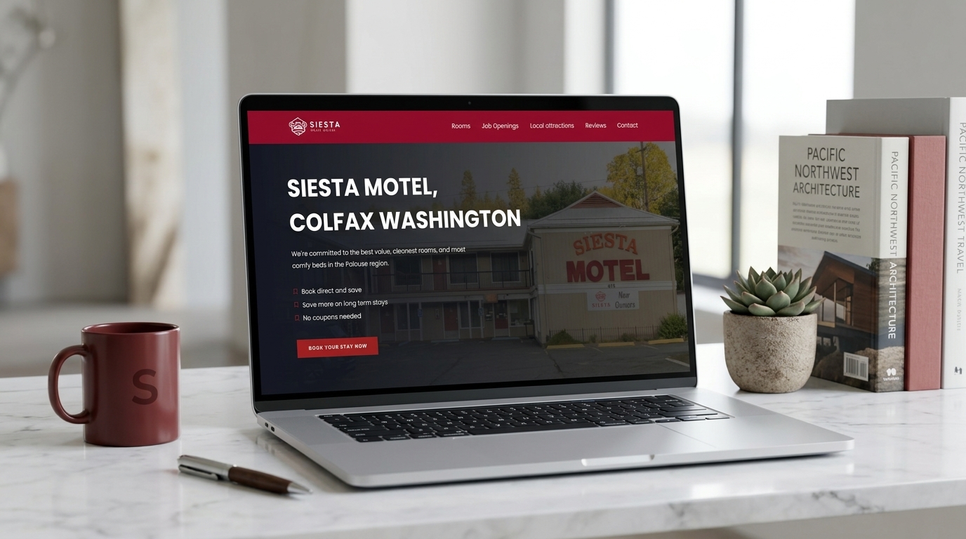 Siesta Motel Colfax website